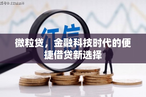 厚街微粒贷，金融科技时代的便捷借贷新选择