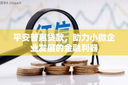 厚街平安普惠贷款，助力小微企业发展的金融利器
