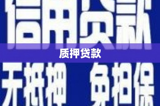 厚街质押贷款